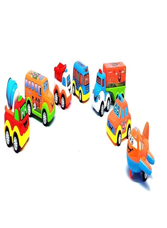 Storio Unbreakable Pull Back Vehicles| Push And Go Crawling Toy For Kids & Children, Power Friction Cars For 3+ Years Old Boys|Girls - Set Of 7,Multicolor - Image 3